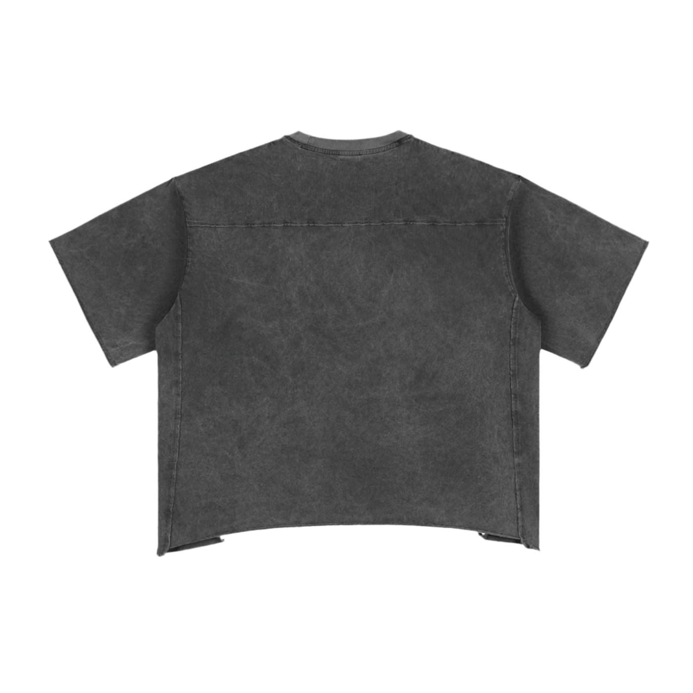 Raw Edge Snow Washed Boxy Tee - FunTakers