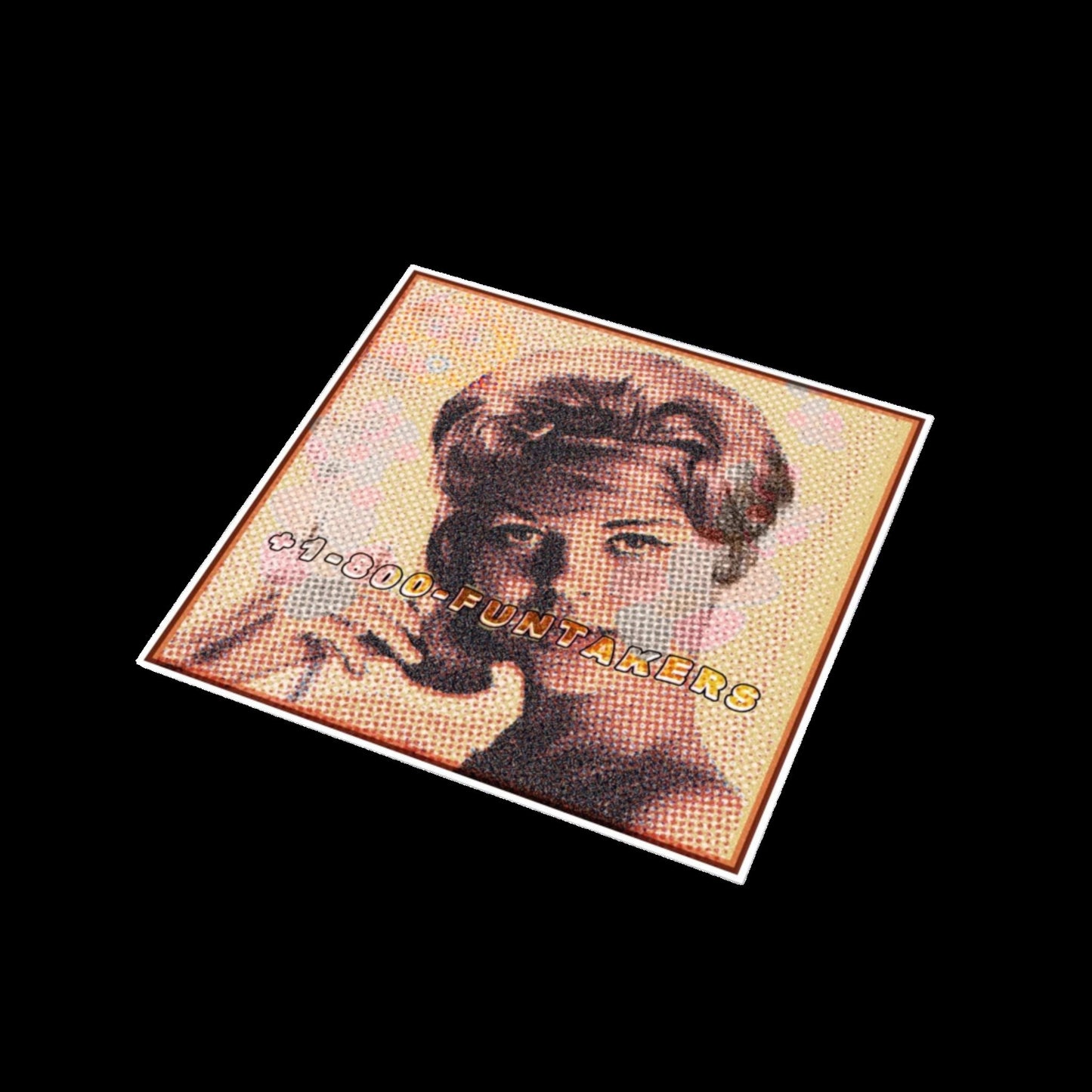 1-800-FUNTAKERS - Square Stickers