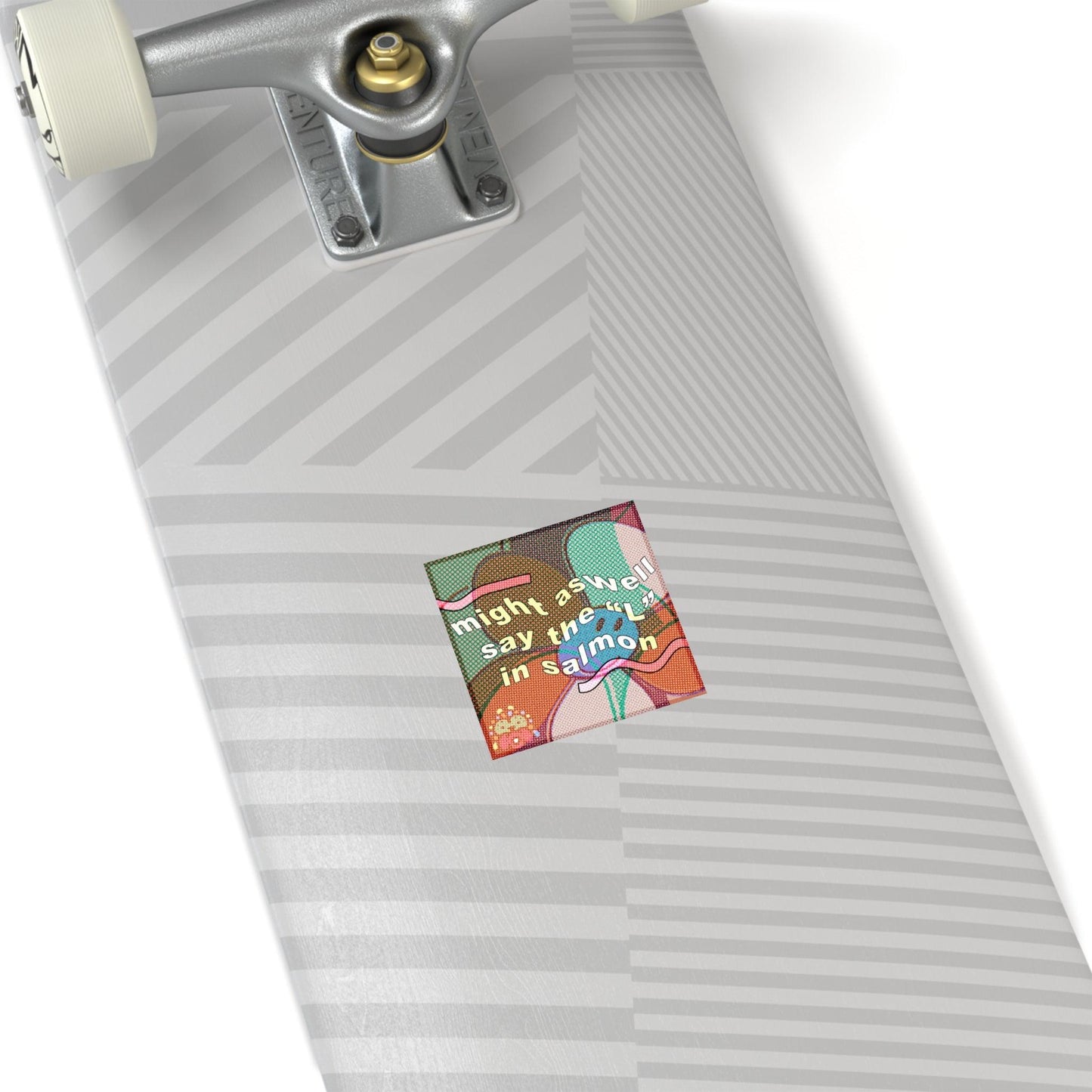 Salmon - Square Stickers - FunTakers