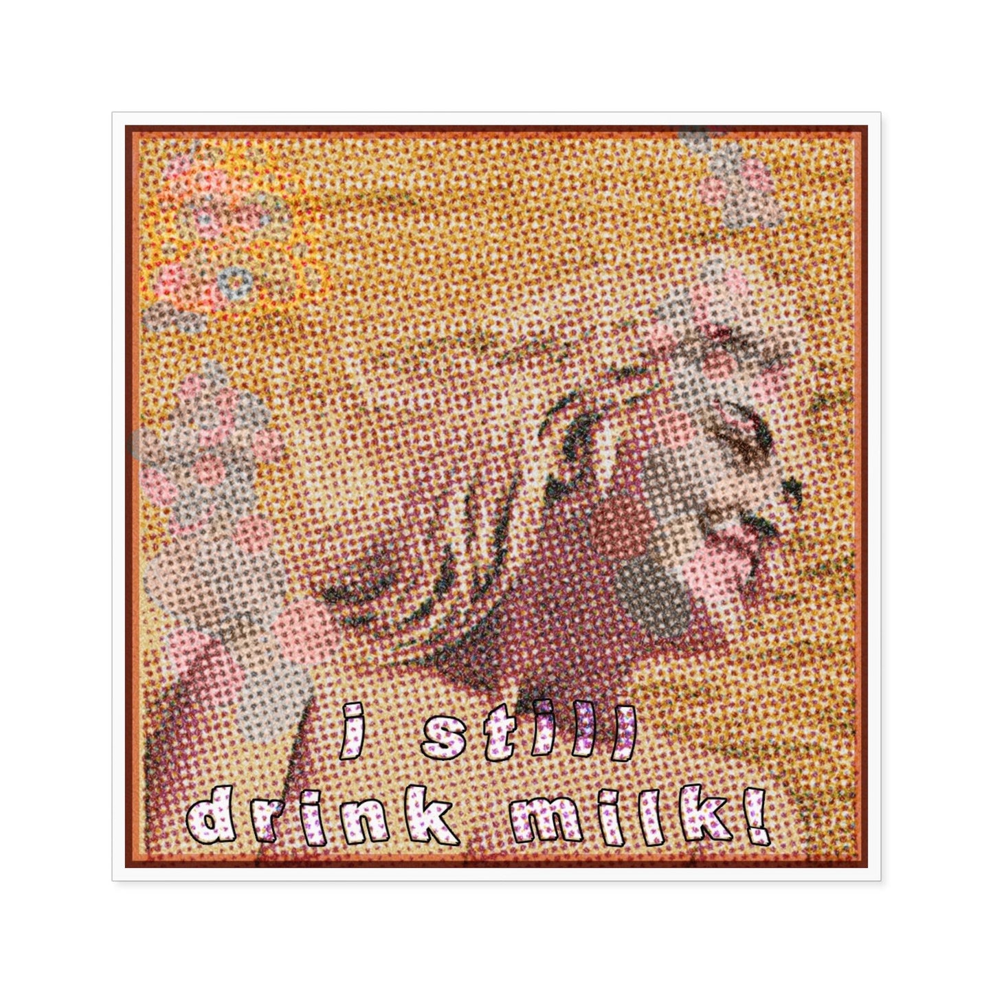 Milk! Square Stickers