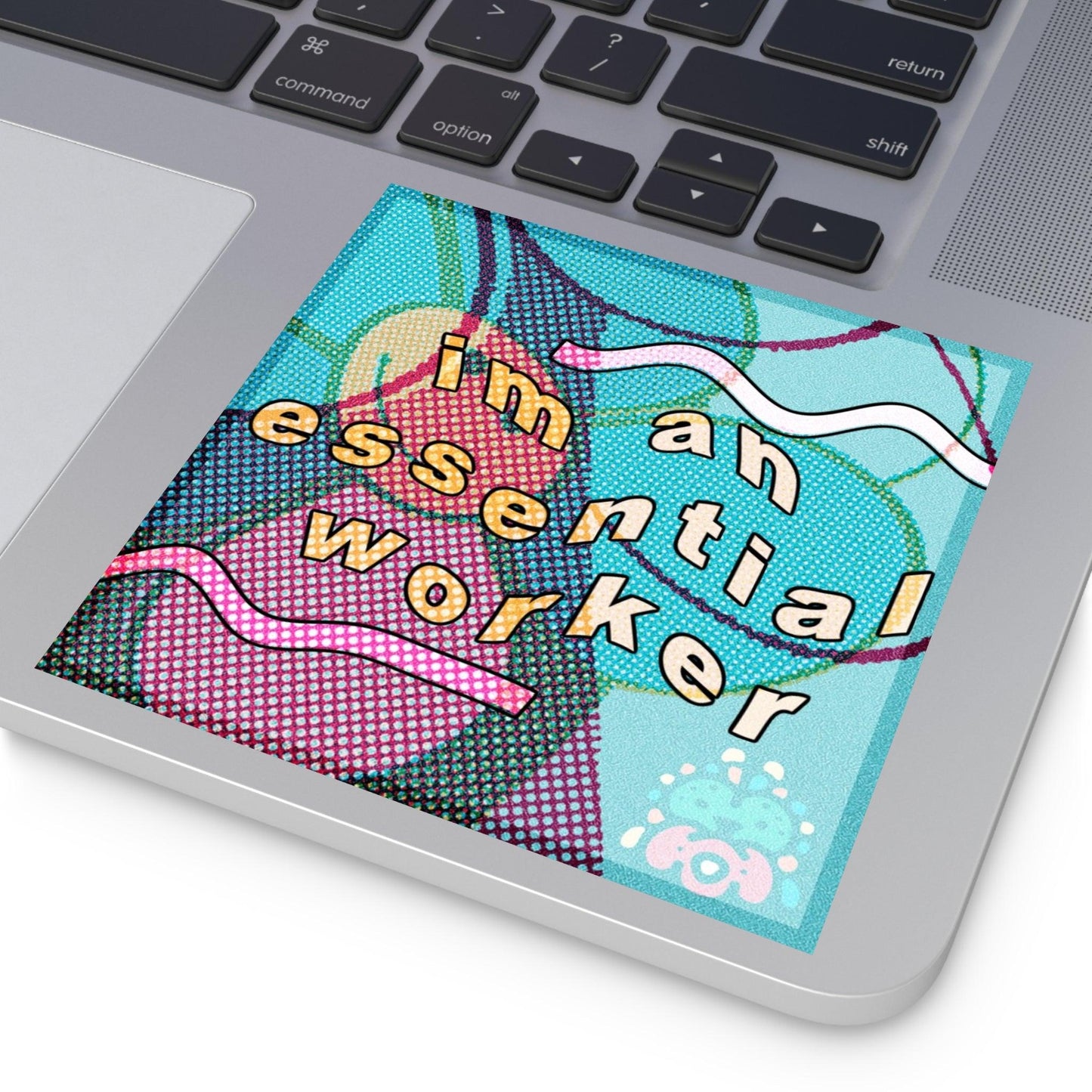 Essential Worker - Square Stickers