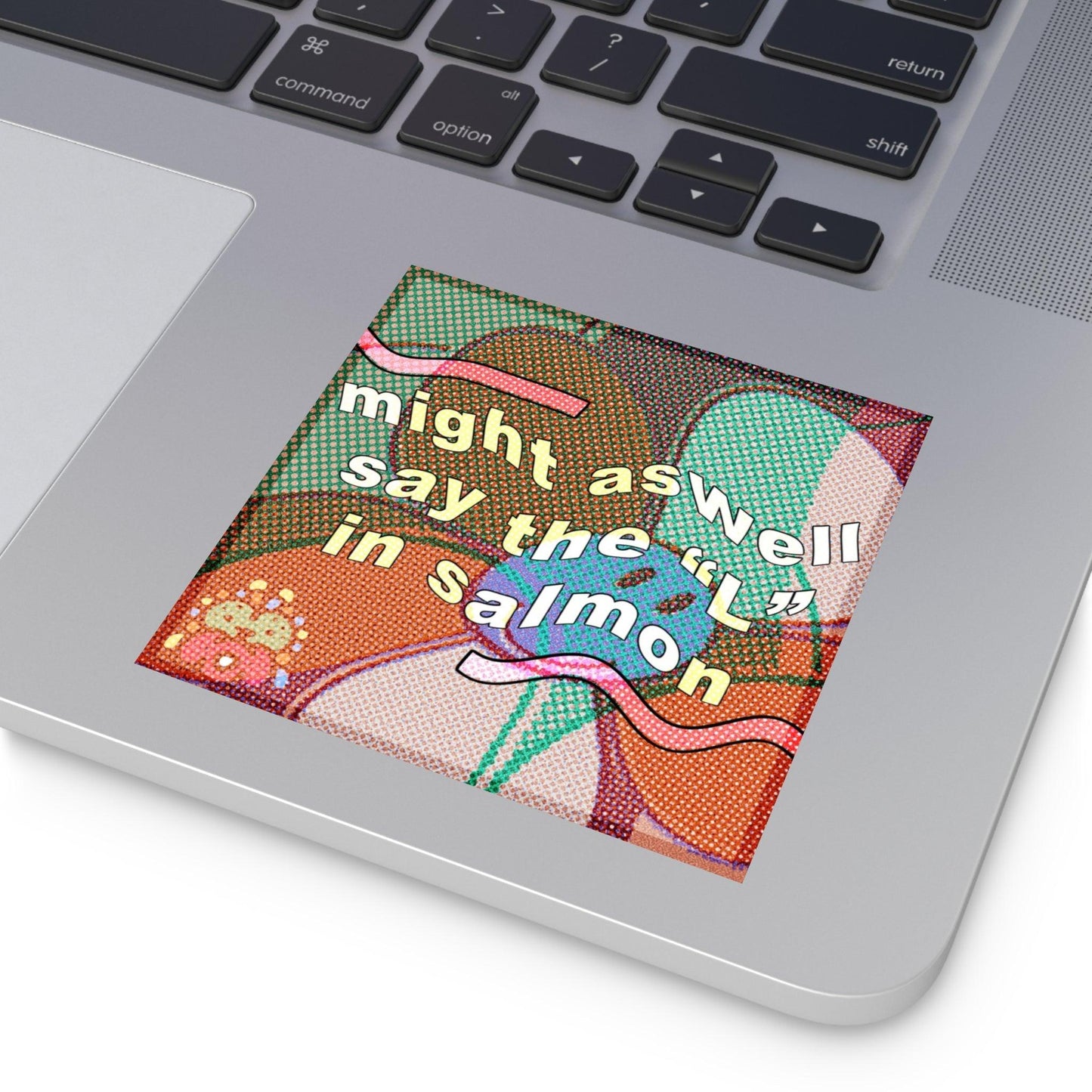 Salmon - Square Stickers - FunTakers