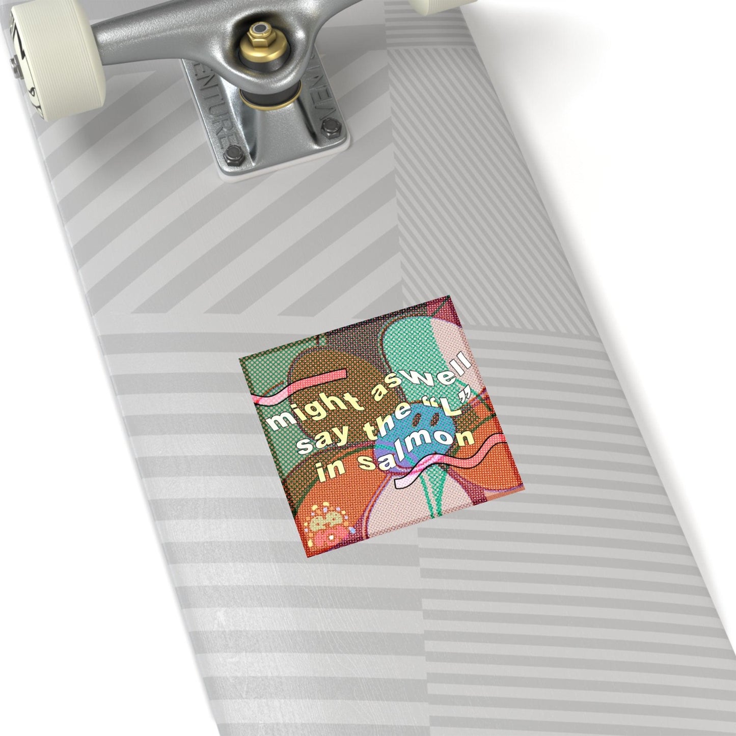 Salmon - Square Stickers - FunTakers