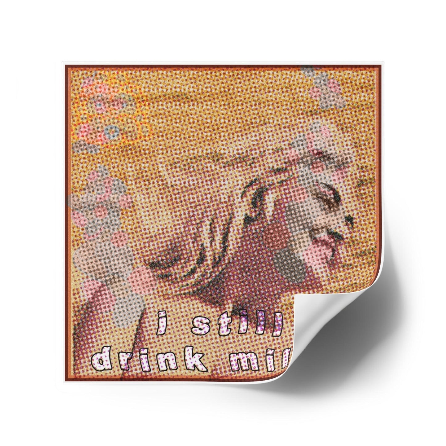 Milk! Square Stickers
