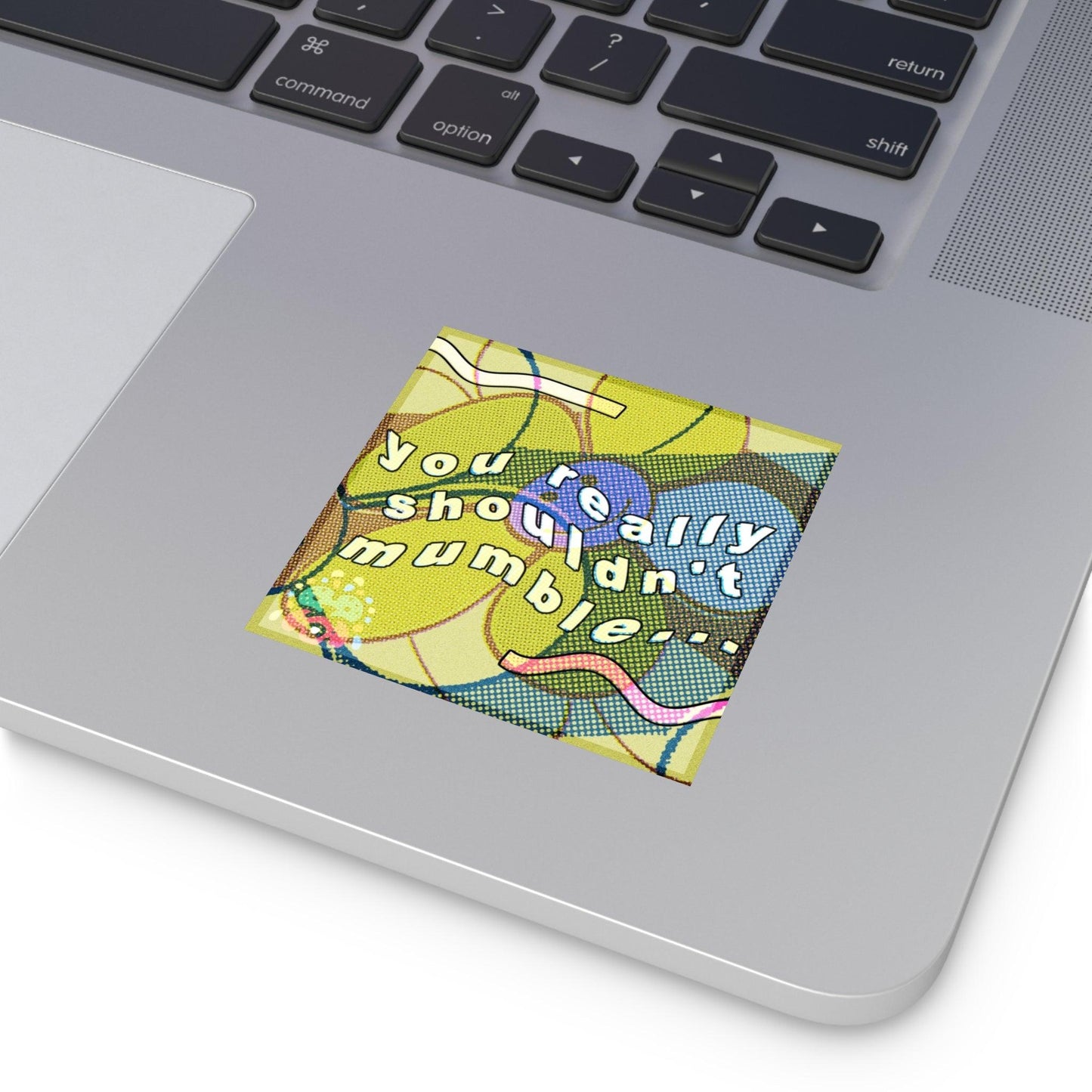 Vinyl Laptop Stickers | Mumble Square Stickers | FunTakers