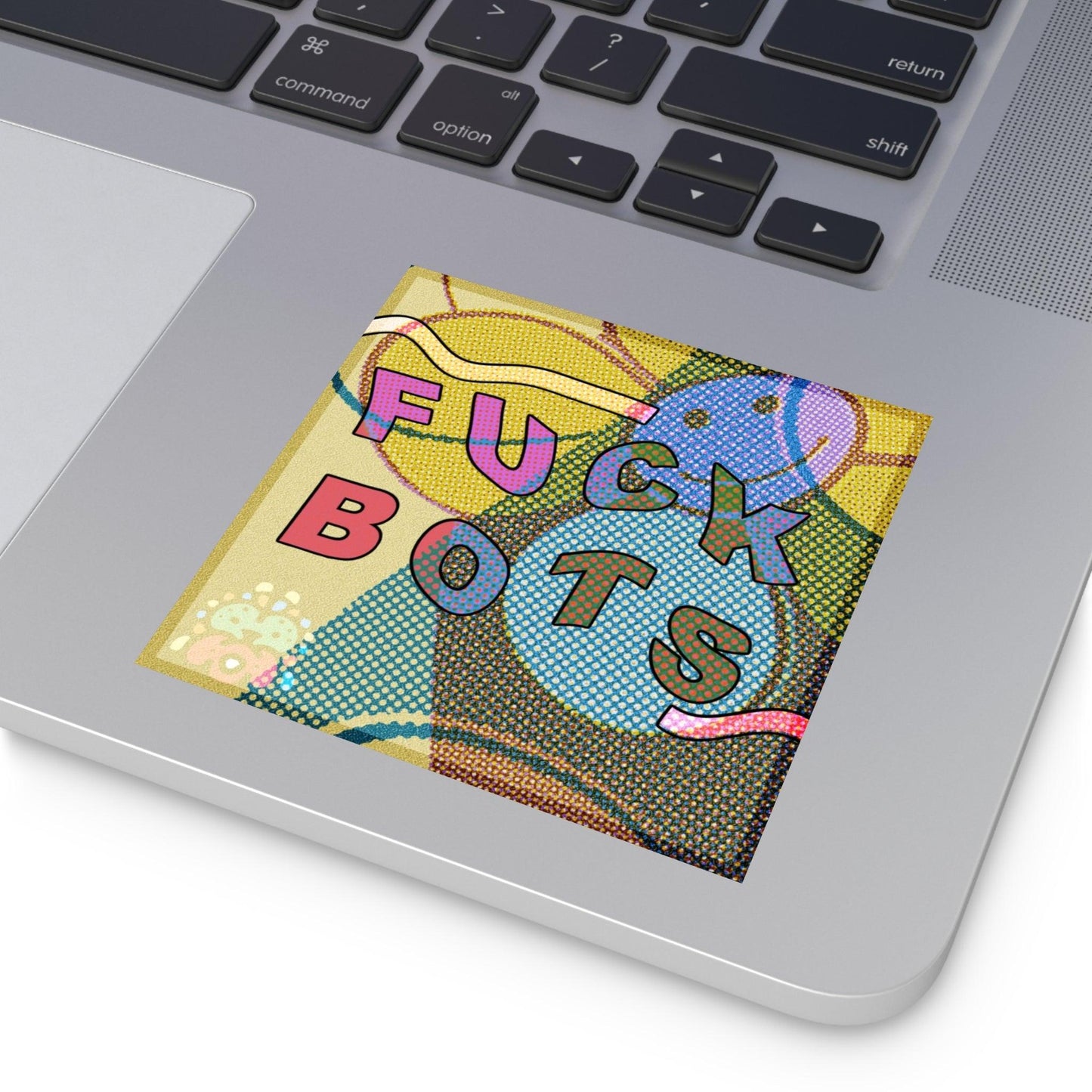 Fuck Bots - Square Stickers