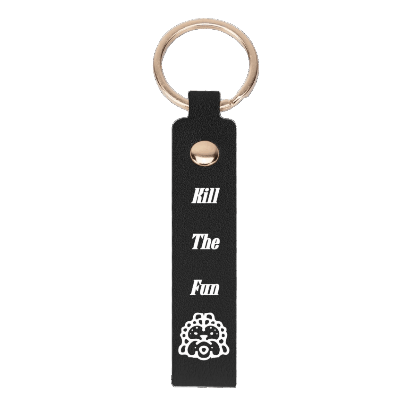 Kill The Fun Handcrafted Leather Keychain