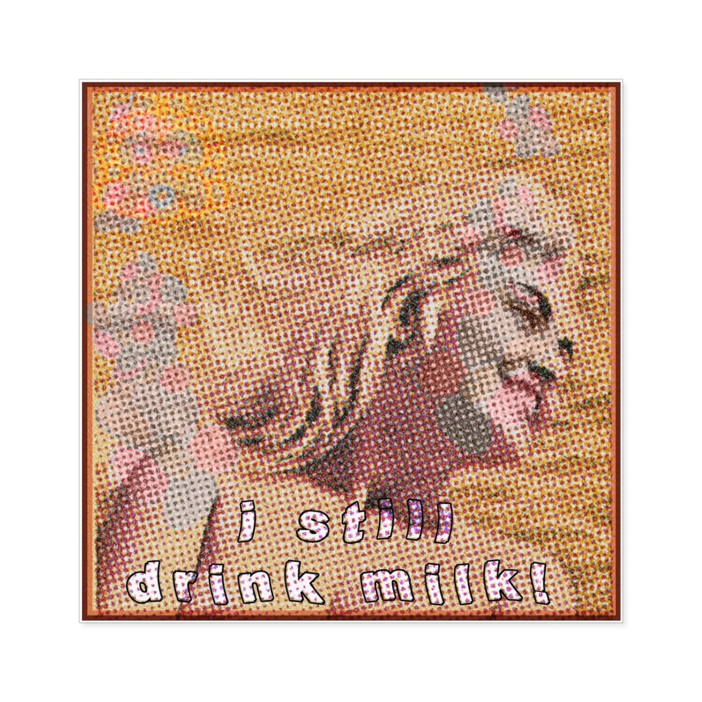 Milk! Square Stickers