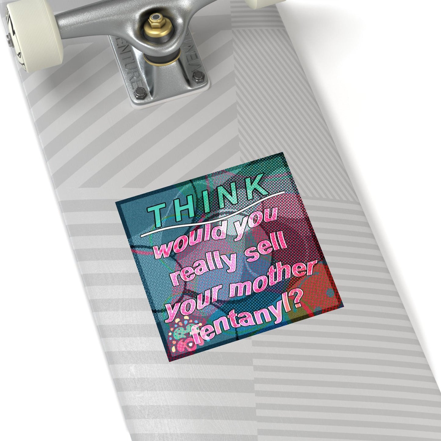 THINK! - Square Stickers