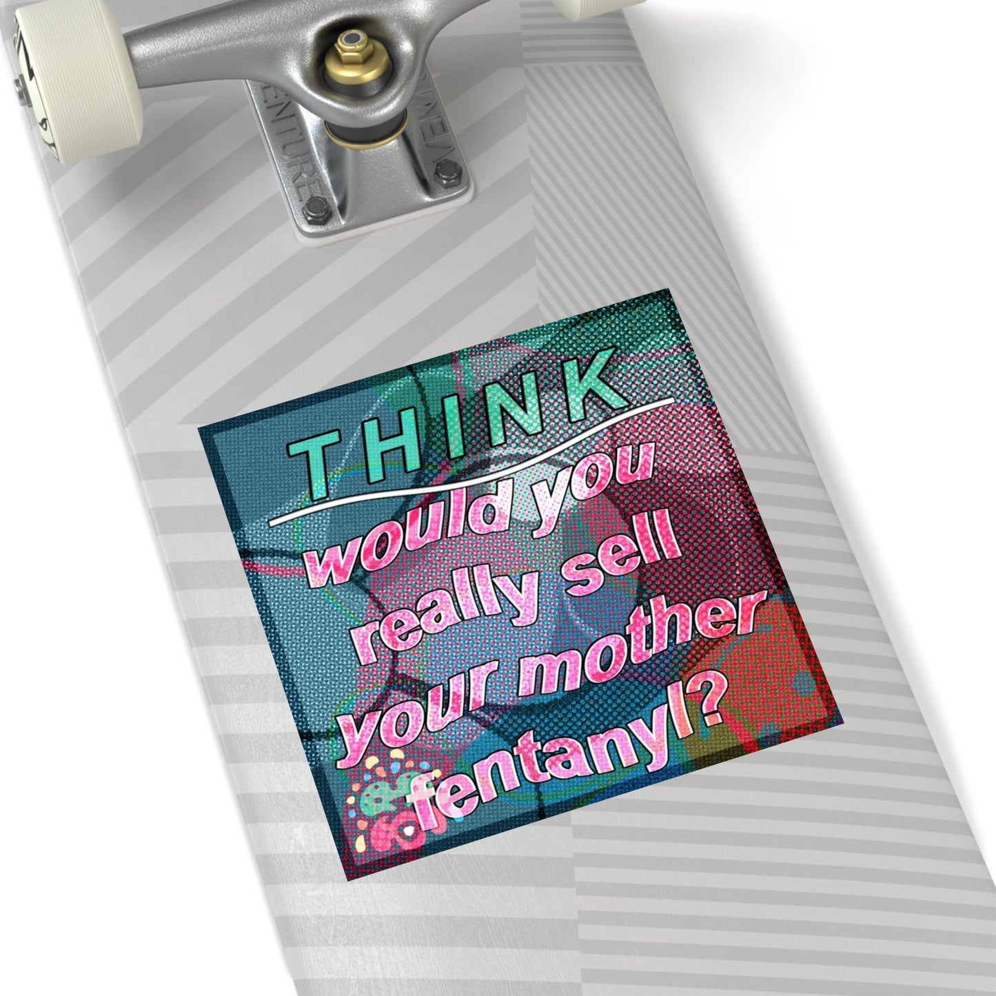 THINK! - Square Stickers