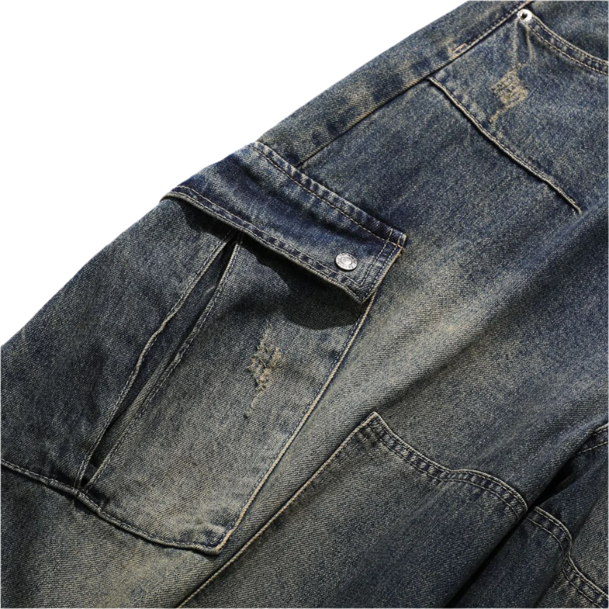 Heavy Cargo Pocket Denim - FunTakers