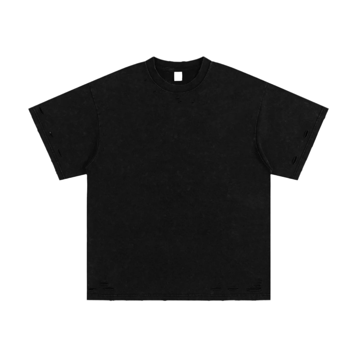 Heavy Snow Wash Frayed Tee - FunTakers
