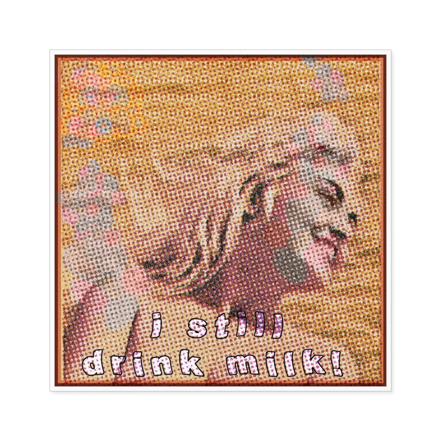 Milk! Square Stickers