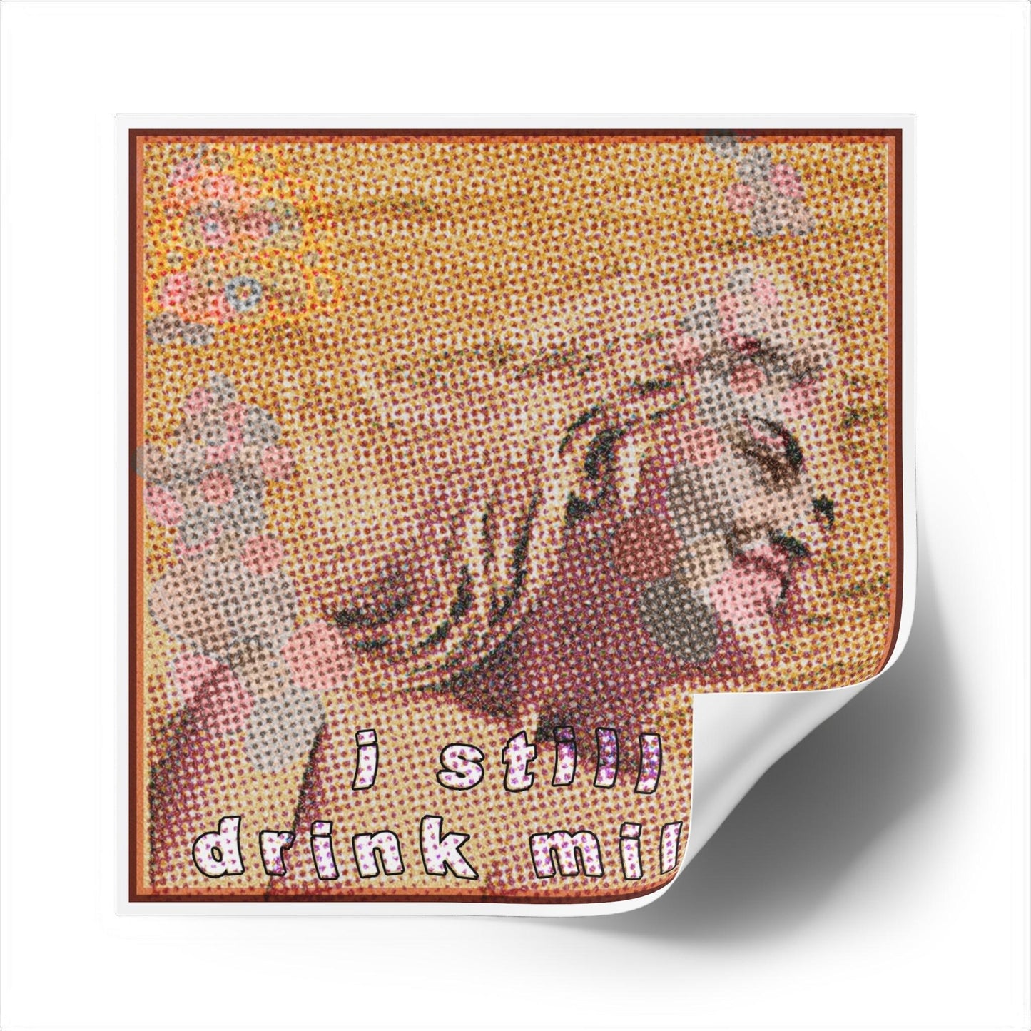 Milk! Square Stickers