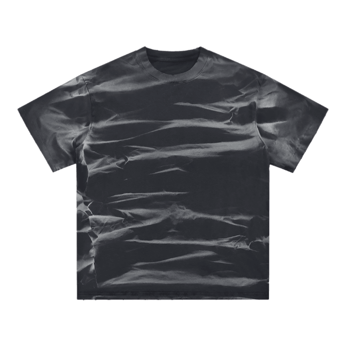 Striped & Frayed Monkey Washed Tee