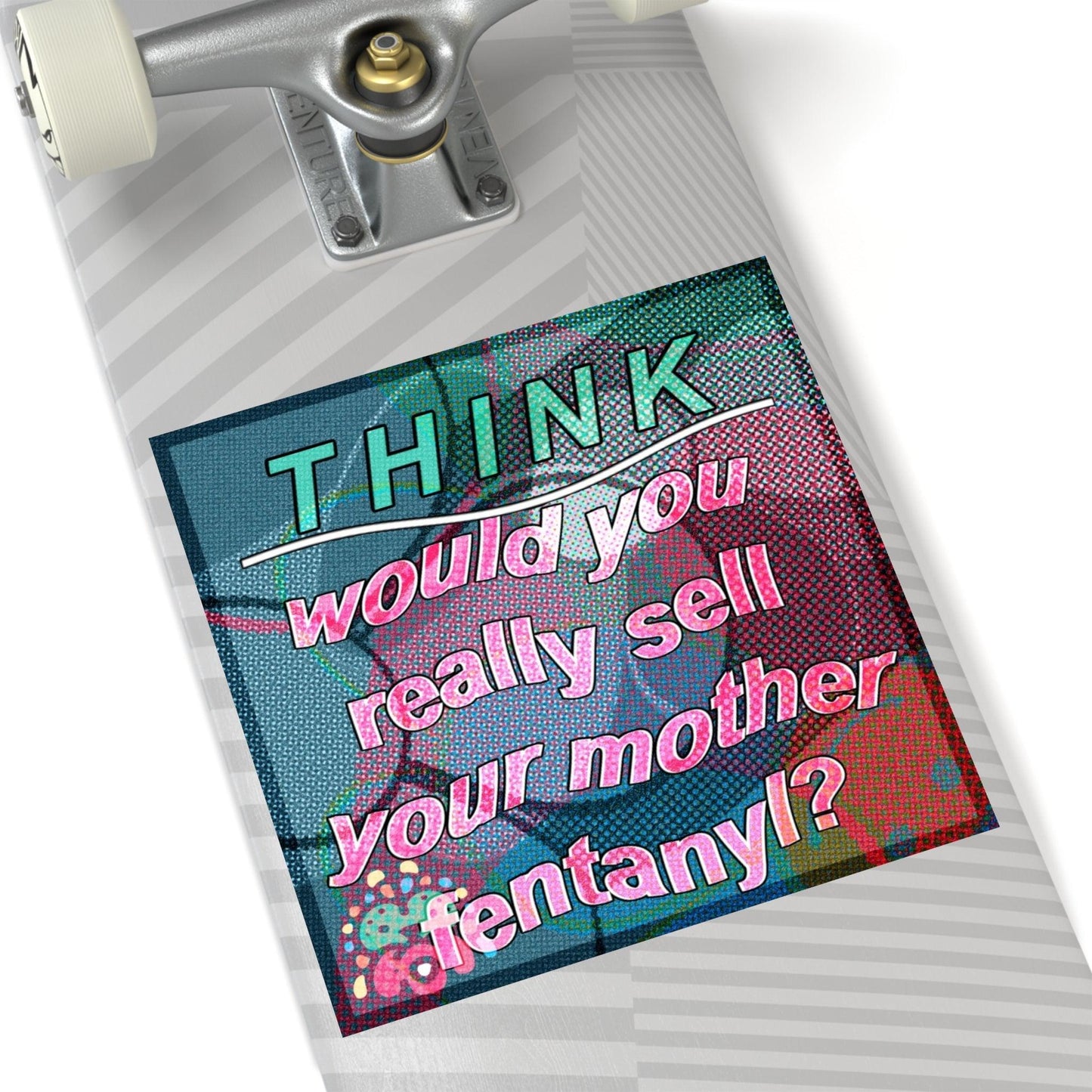 THINK! - Square Stickers