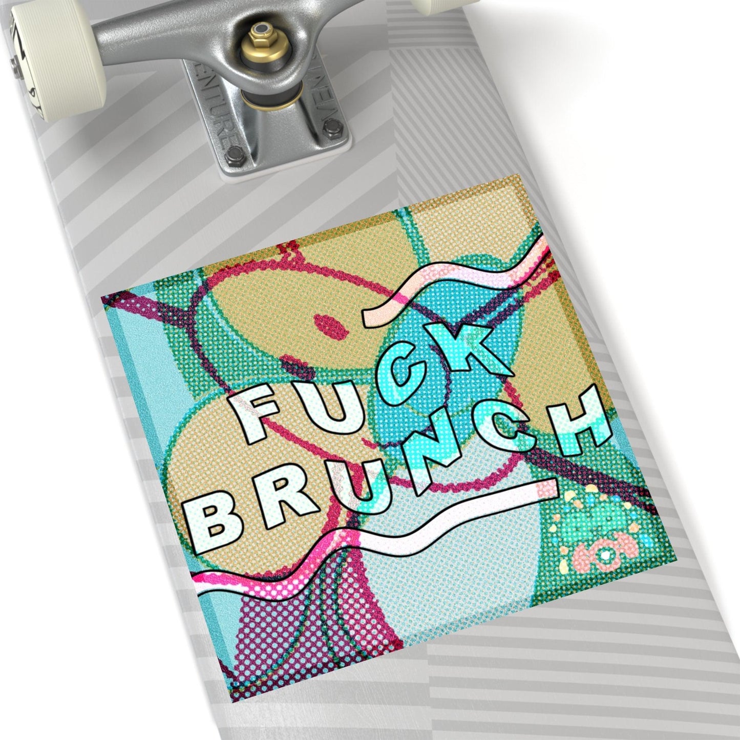 FUCK BRUNCH! - Square Stickers