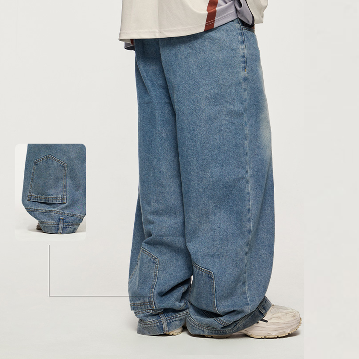 Excess Wide Leg Jeans - FunTakers
