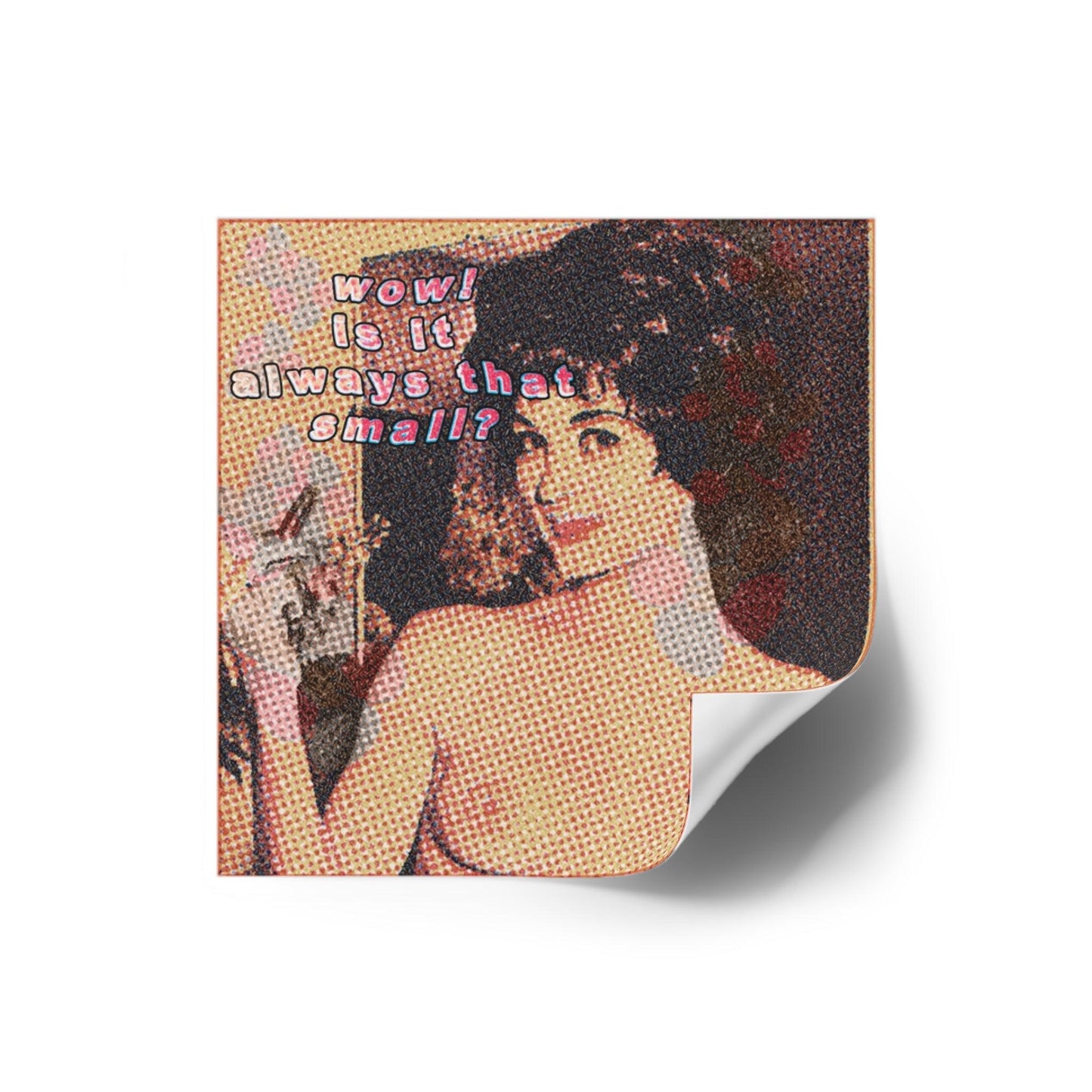 Wow! - Square Stickers