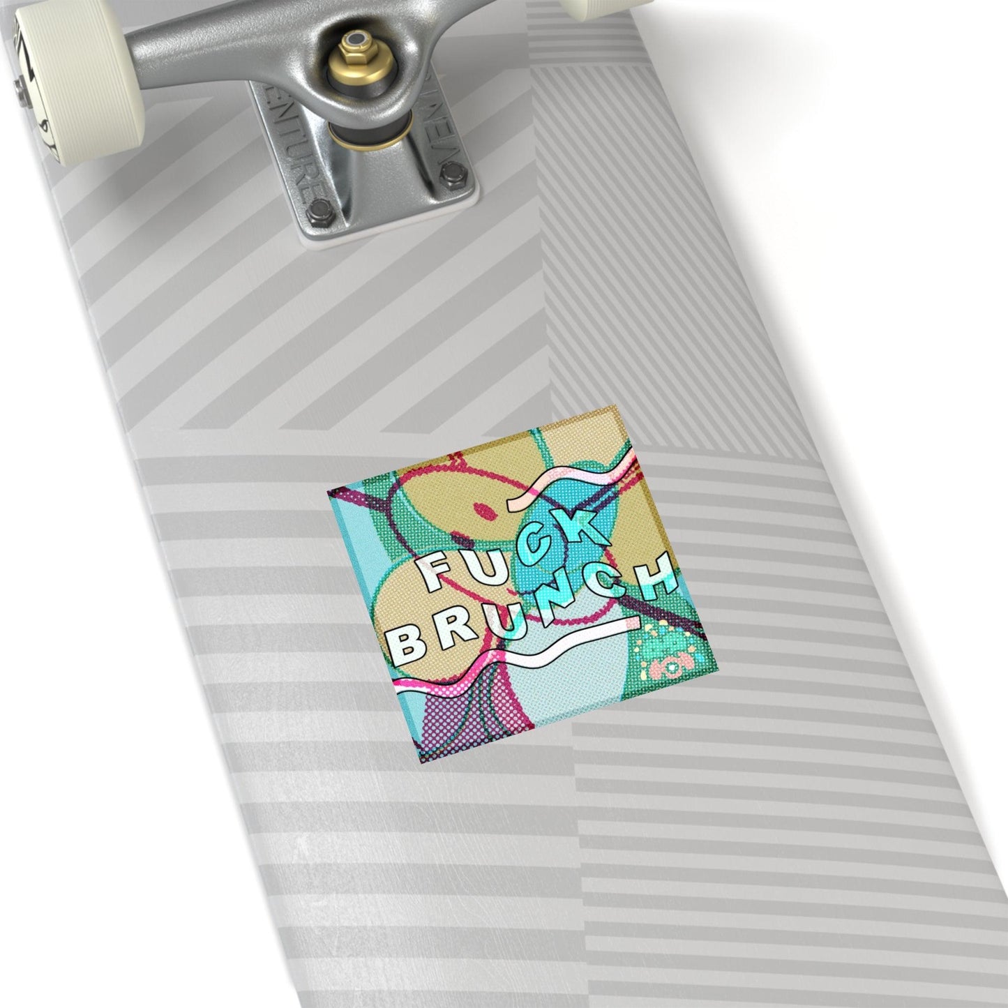 Fuck Brunch Square Stickers | FunTakers