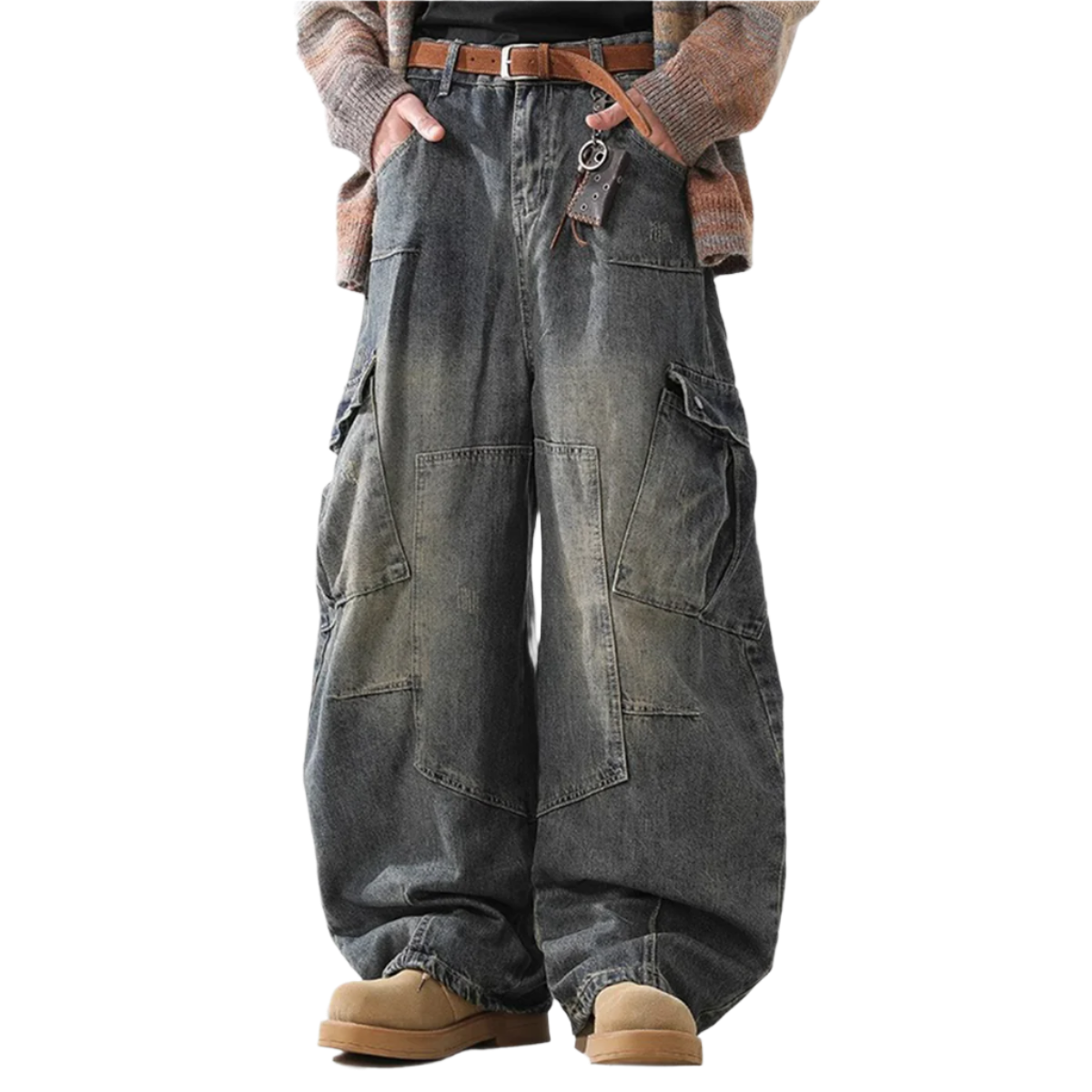 Heavy Cargo Pocket Denim - FunTakers