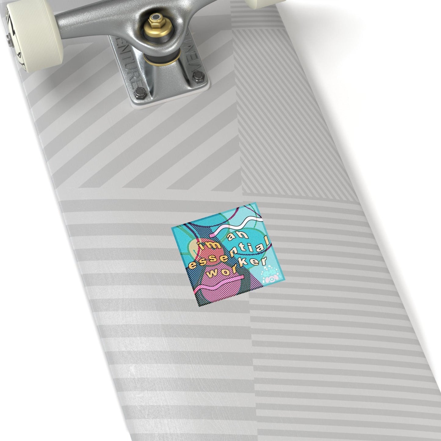 Essential Worker Square Stickers | FunTakers