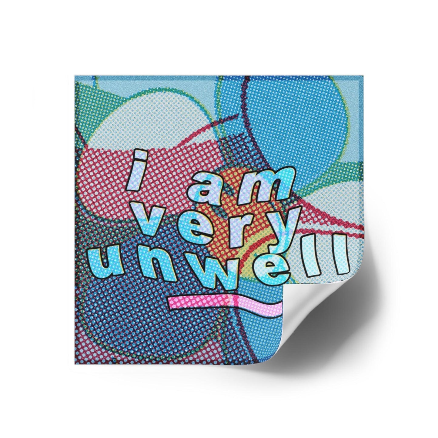 Unwell - Square Stickers - FunTakers