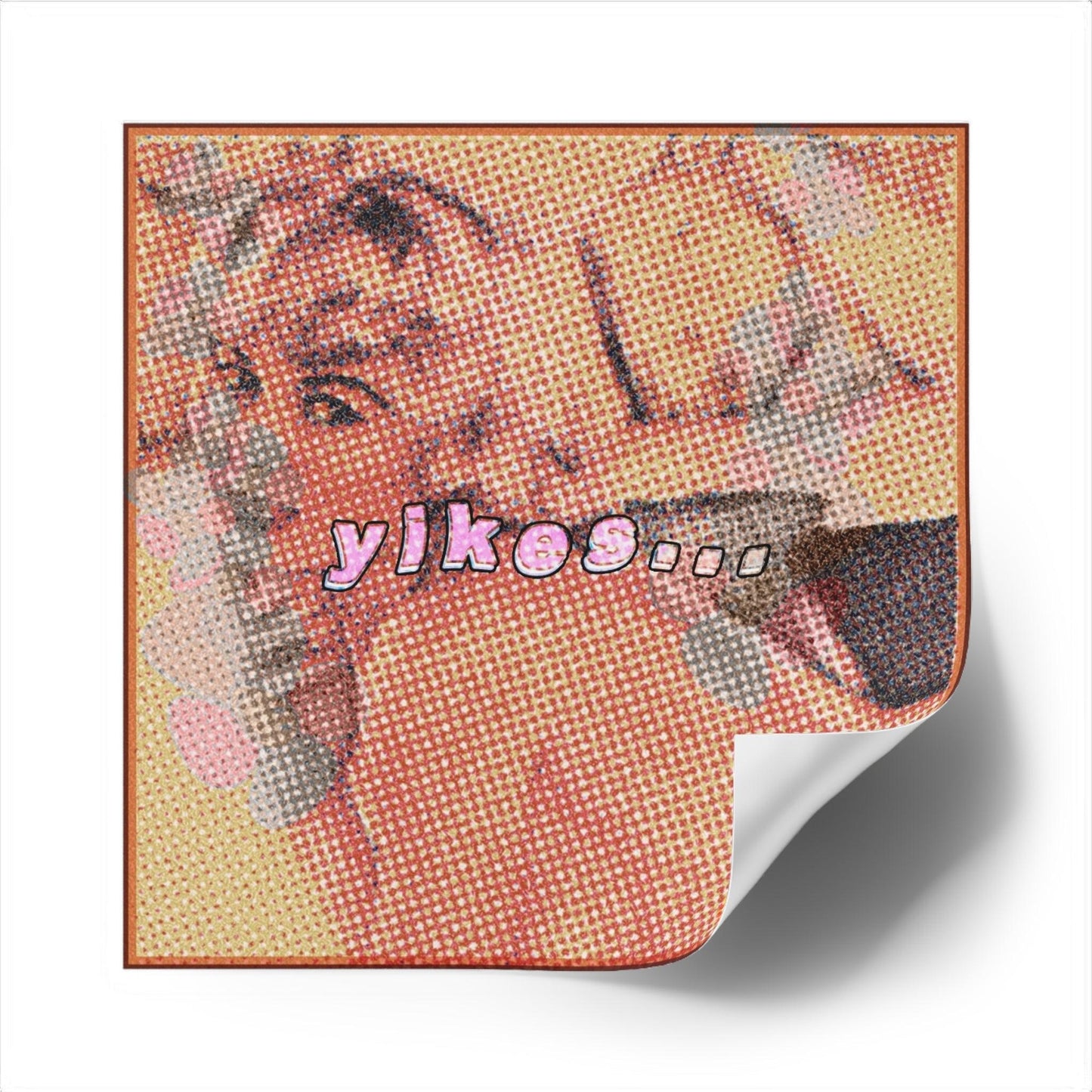 Yikes - Square Stickers - FunTakers