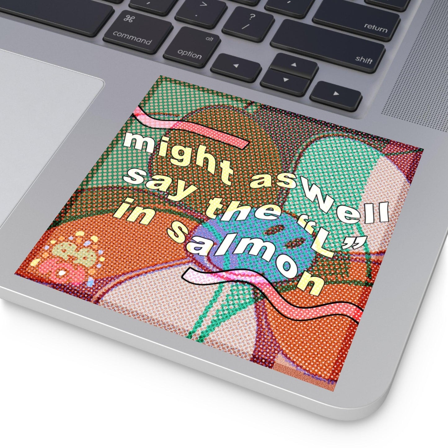Salmon - Square Stickers - FunTakers