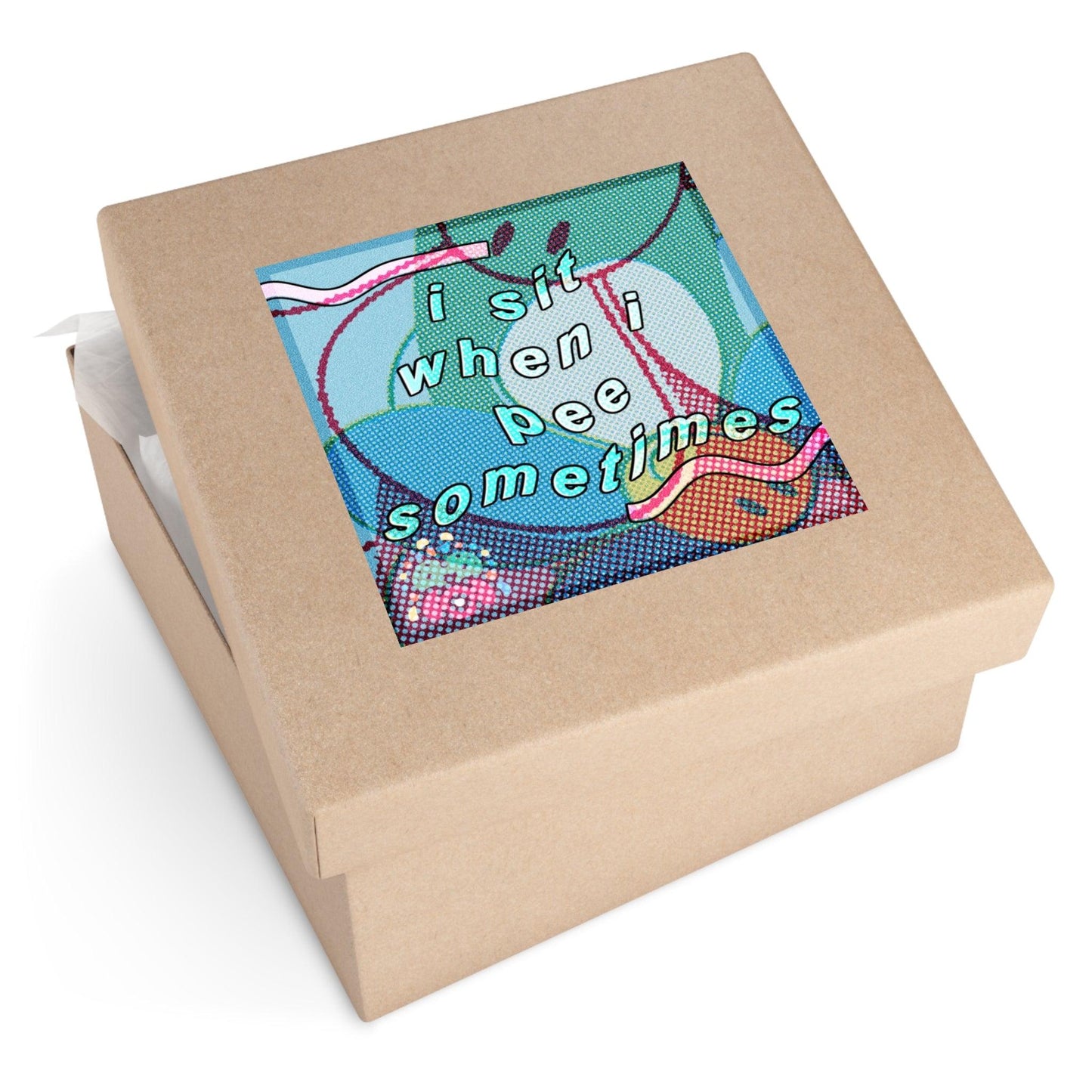 Sometimes - Square Stickers - FunTakers