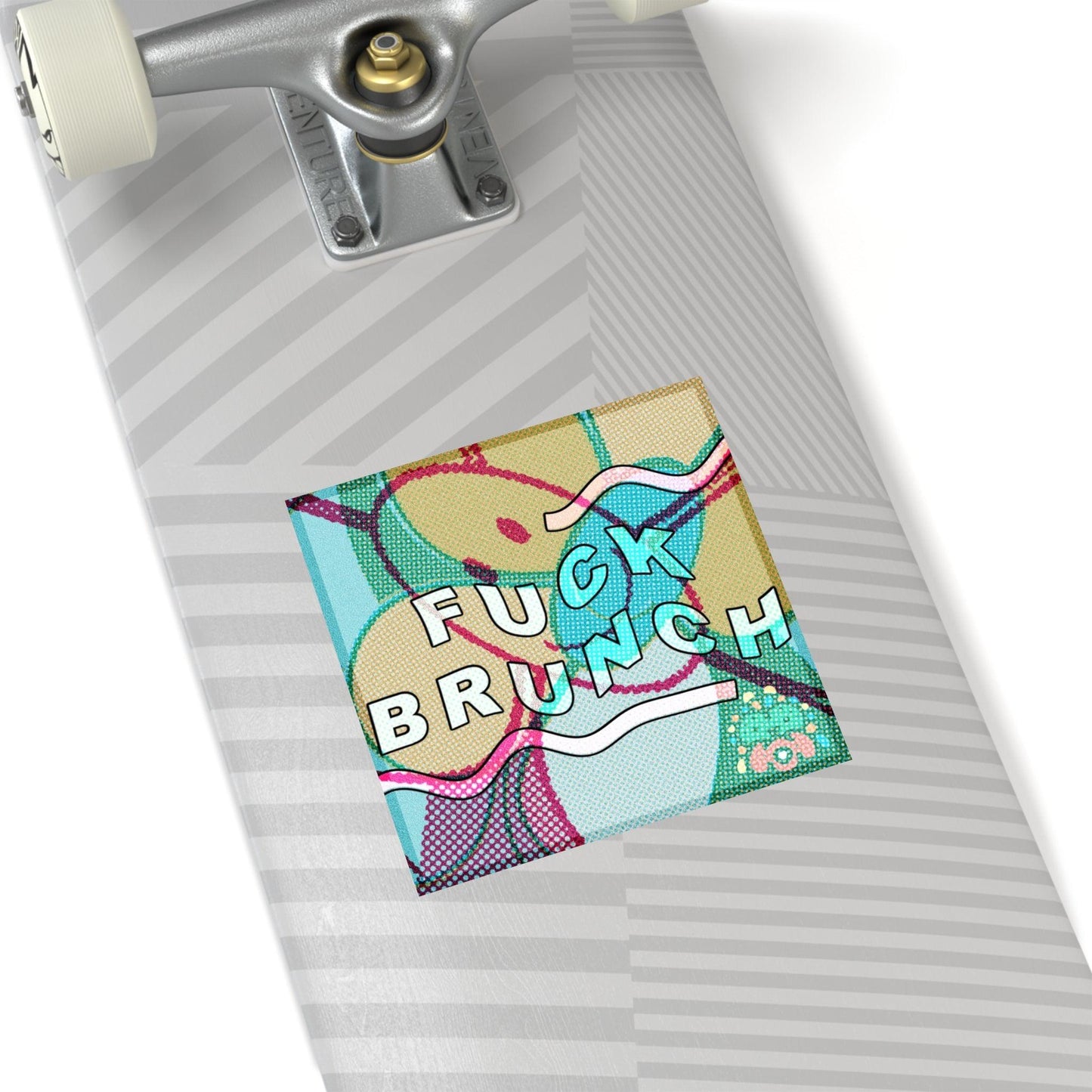 FUCK BRUNCH! - Square Stickers