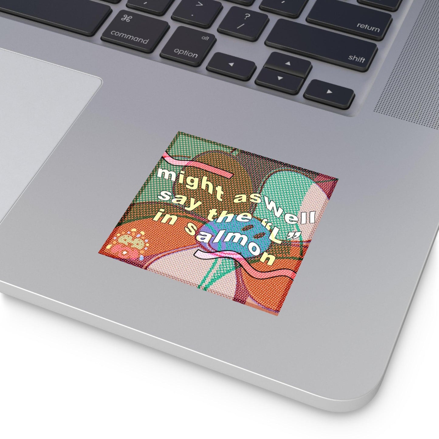 Salmon - Square Stickers - FunTakers