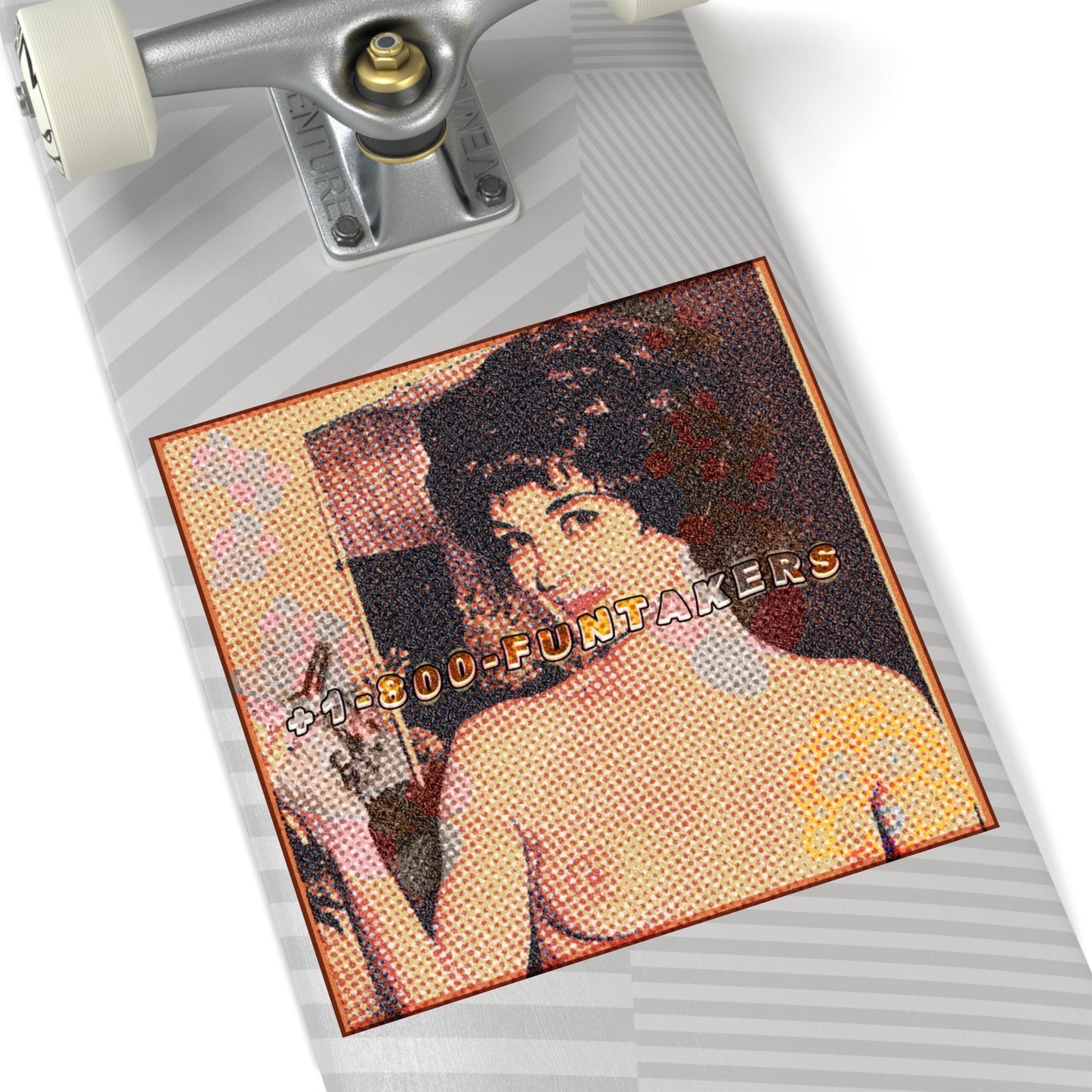 High-gloss vinyl stickers