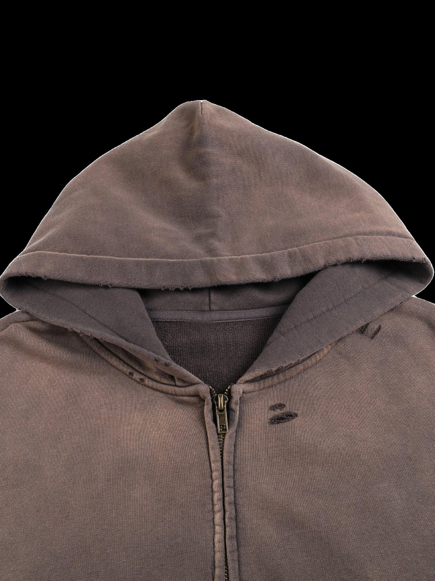 Eyes For Fun Hand-Frayed Zip-Up - FunTakers
