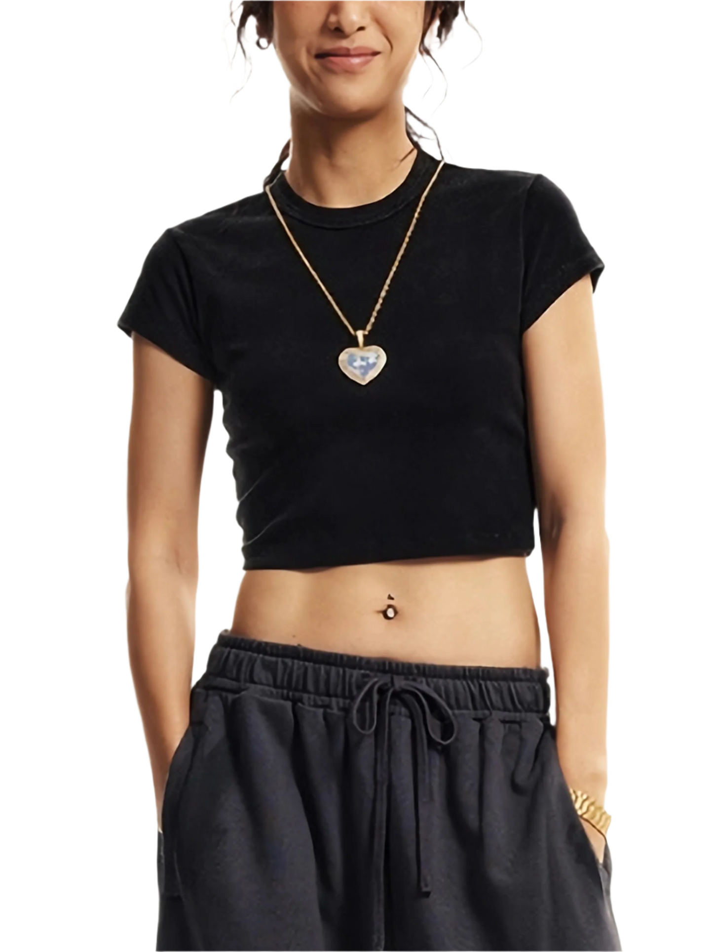 Snow Washed Crop Top - FunTakers