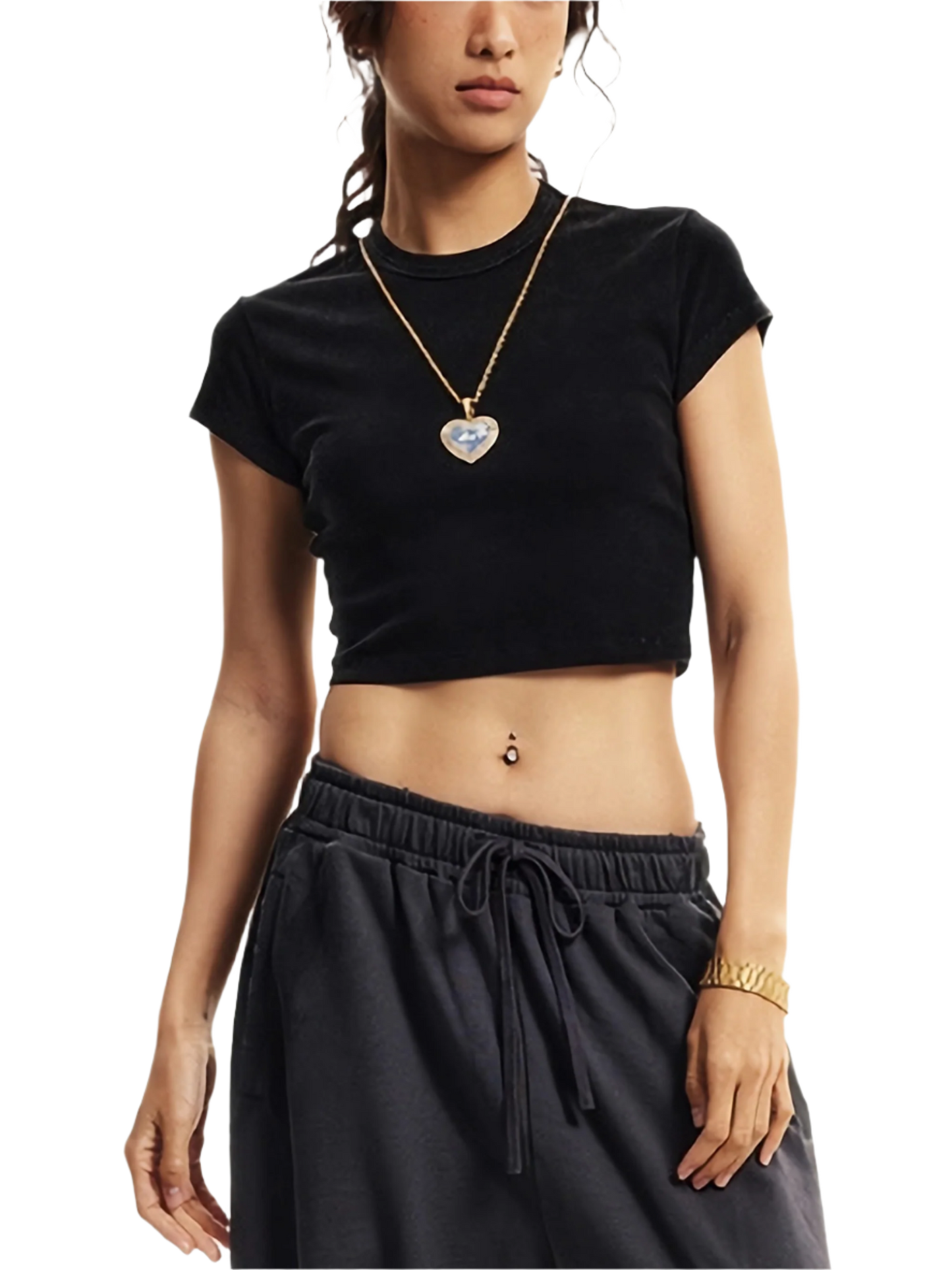 Snow Washed Crop Top - FunTakers