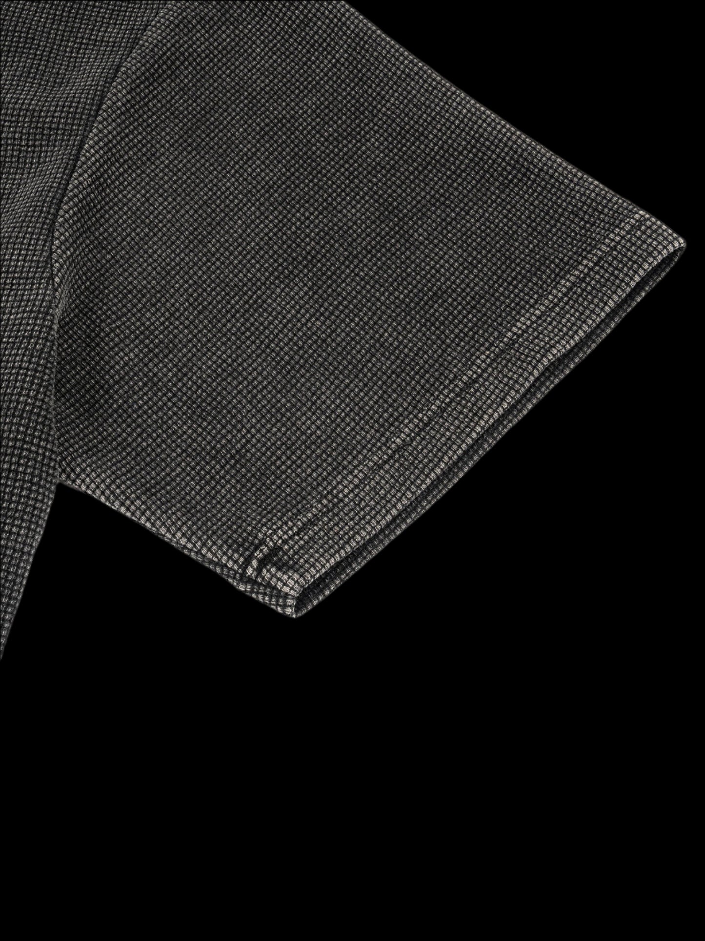 Waffle Texture Washed Boxy Tee - FunTakers