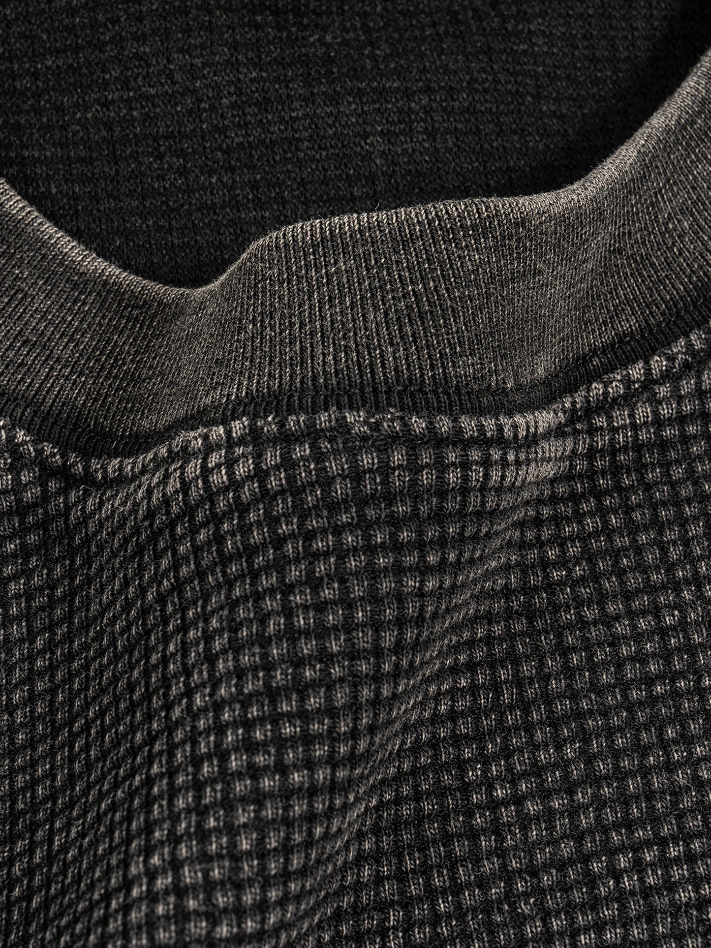 Waffle Texture Washed Boxy Tee - FunTakers