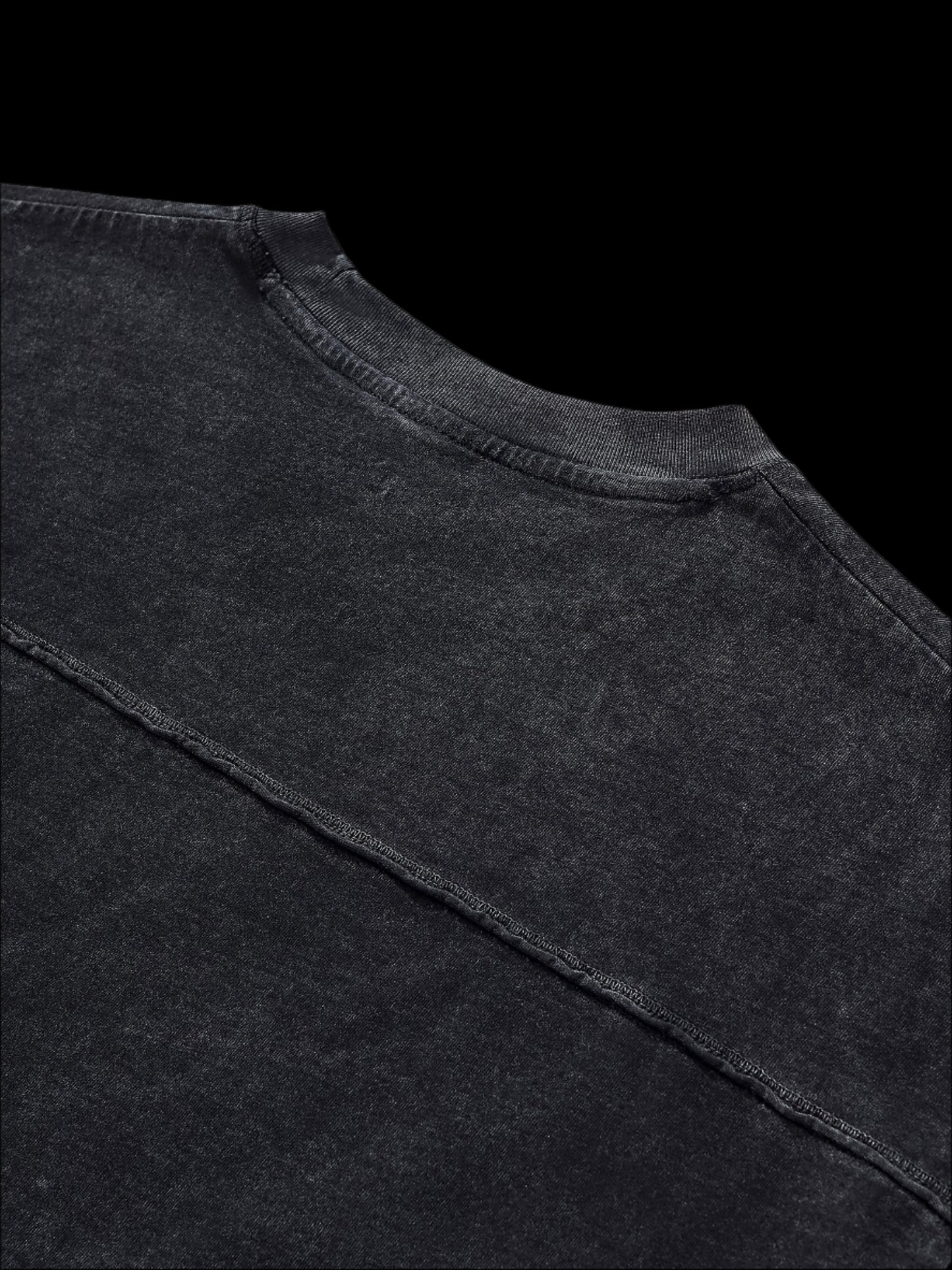 Raw Edge Snow Washed Boxy Tee - FunTakers