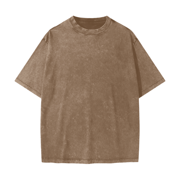 Vintage Waxed Dyed Washed Cotton Tee - FunTakers