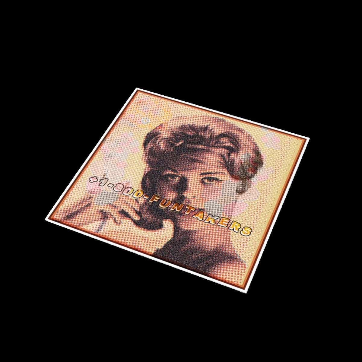 1-800-FUNTAKERS - Square Stickers - FunTakers
