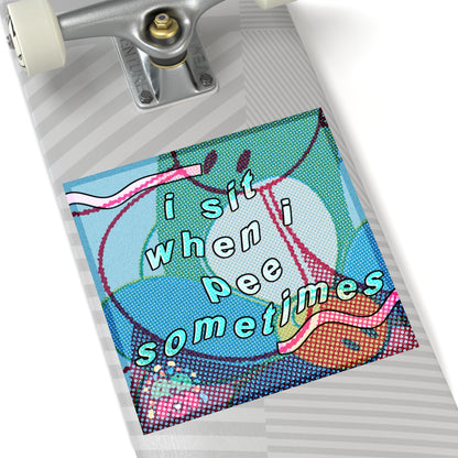 Sometimes - Square Stickers