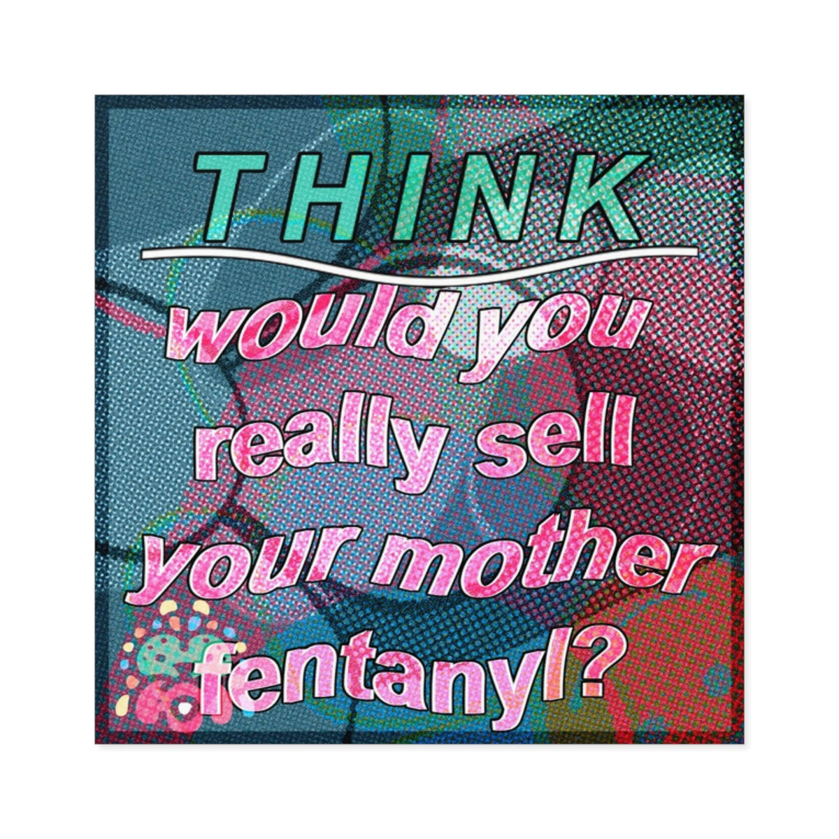 THINK! - Square Stickers - FunTakers