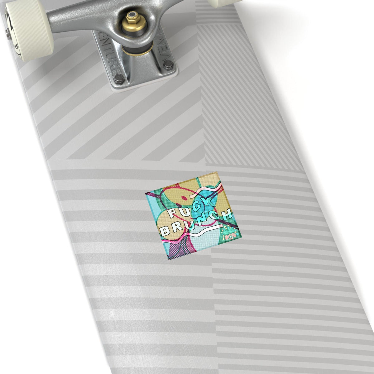 FUCK BRUNCH! - Square Stickers - FunTakers