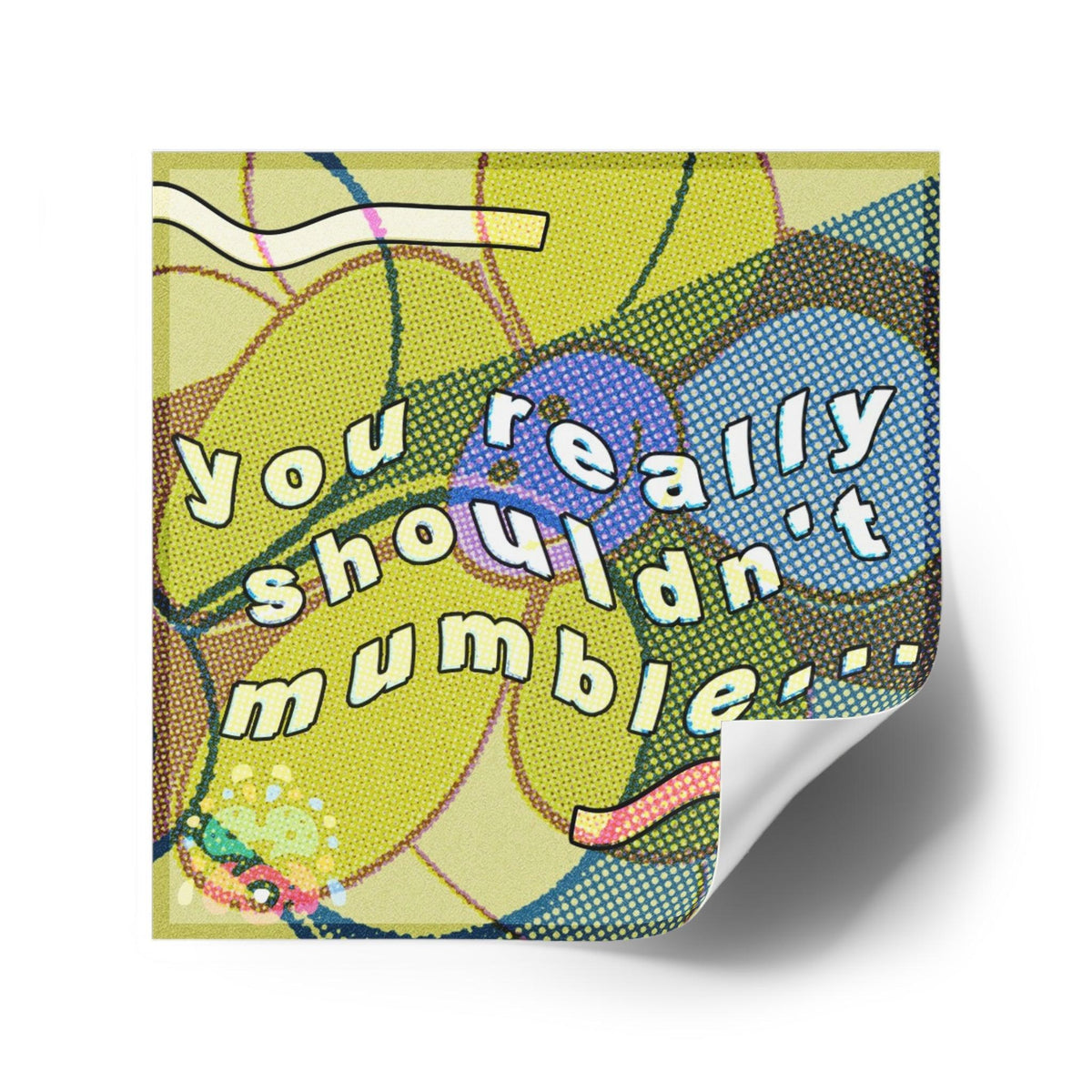 Mumble - Square Stickers - FunTakers