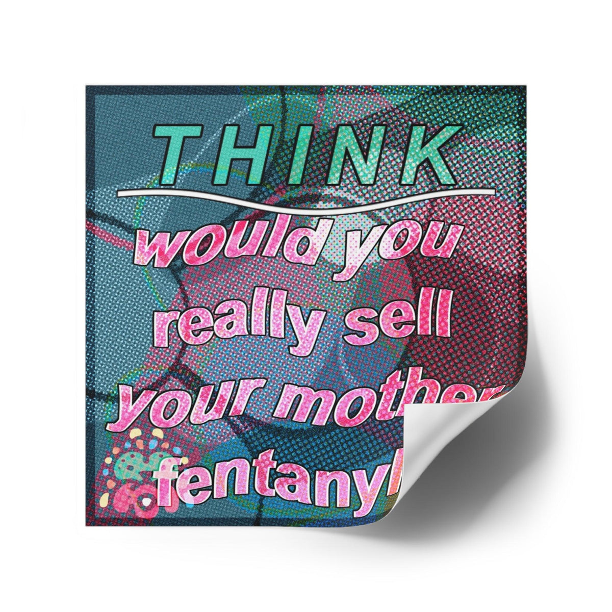 THINK! - Square Stickers - FunTakers