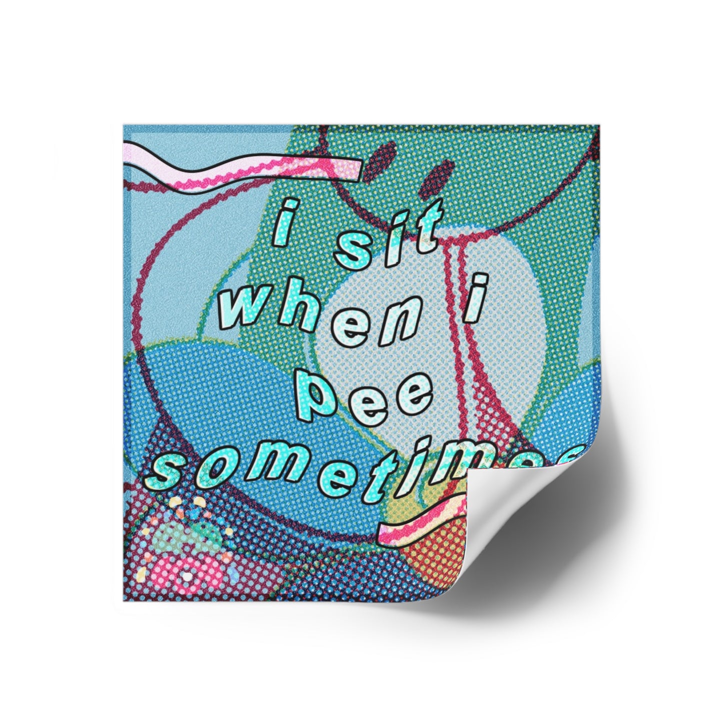 Sometimes - Square Stickers