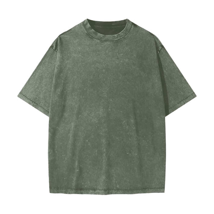 Vintage Waxed Dyed Washed Cotton Tee - FunTakers