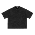 Waffle Texture Washed Boxy Tee - FunTakers