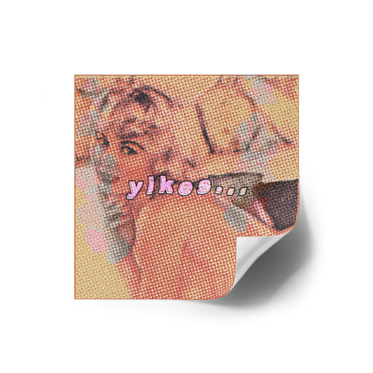 Yikes - Square Stickers